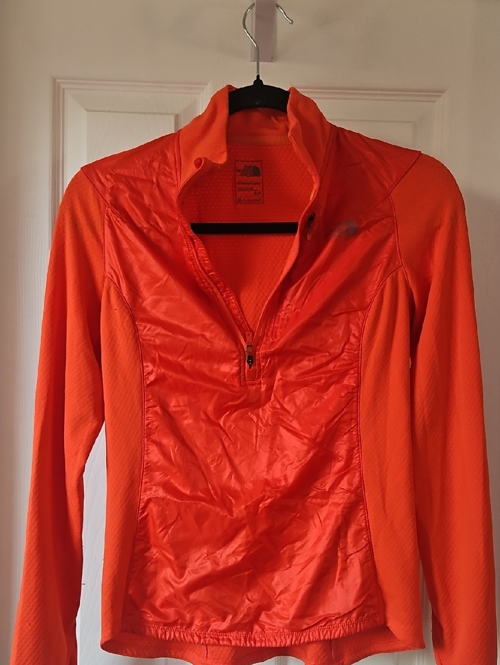 The North Face Bright Orange Half-Zip Pullover